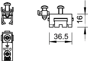 OBO 5057930 Earthing strap clamp