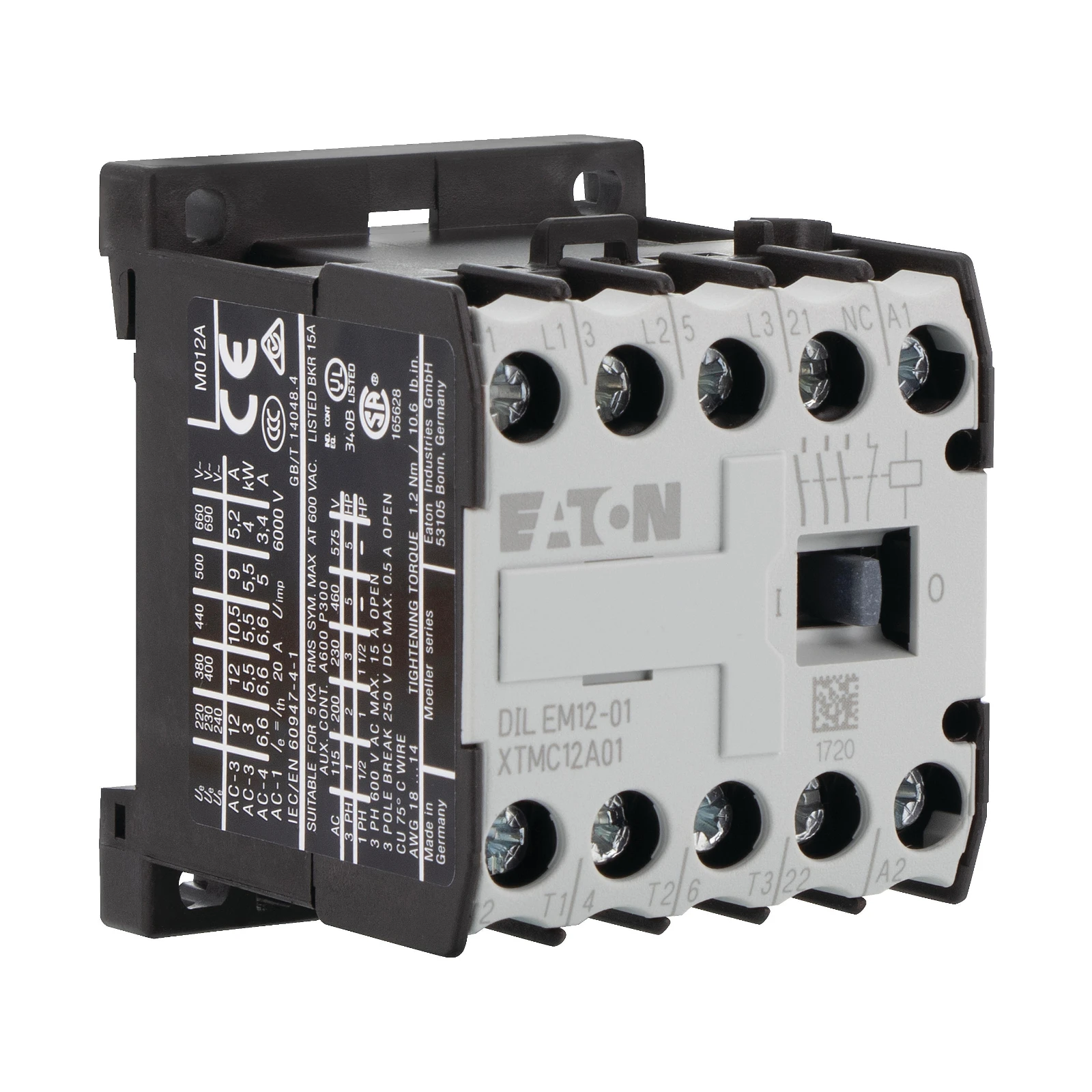 Eaton 127095 Power contactor, AC switching