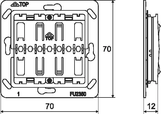 Eaton 125969 Hand-/wall sensor for bus system
