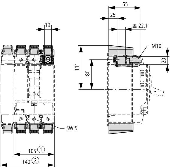 Eaton 262244 Wiring set for power circuit breaker