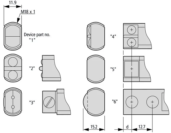 Eaton 135647 Retroreflective photoelectric sensor