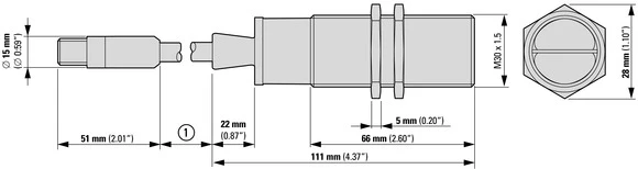 Eaton 135695 Through beam photoelectric sensor