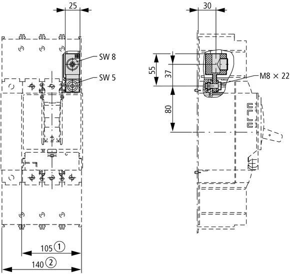 Eaton 144113 Wiring set for power circuit breaker