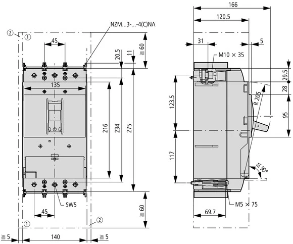 Eaton 111731 Power circuit-breaker for trafo/generator/installation protection