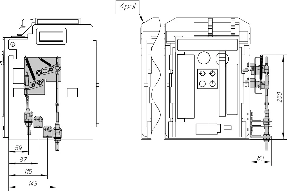 Eaton 184212 Mechanic interlock for switch