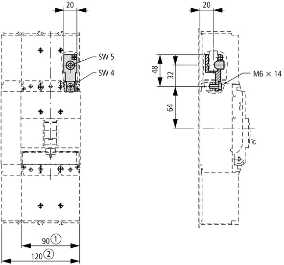 Eaton 144112 Wiring set for power circuit breaker