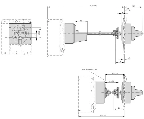 Eaton 260191 Switch operating shaft