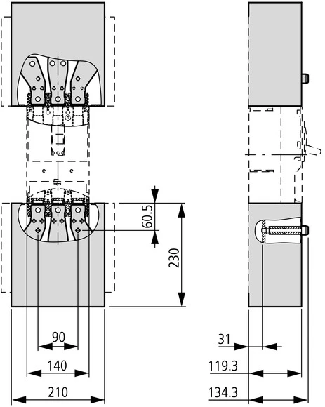 Eaton 119858 Phase separator for power circuit breaker