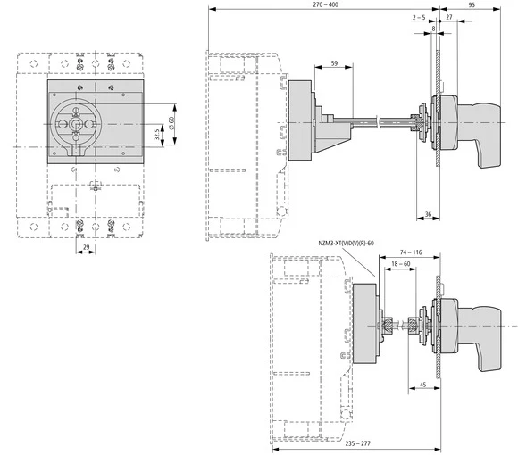 Eaton 261234 Switch operating shaft