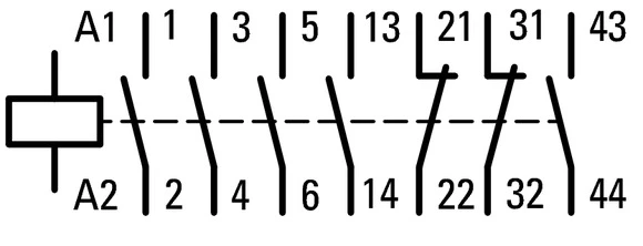 Eaton 125945 Power contactor, AC switching