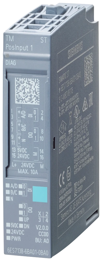 Siemens 6ES71386BA010BA0 Fieldbus, decentr. periphery - function-/technology module