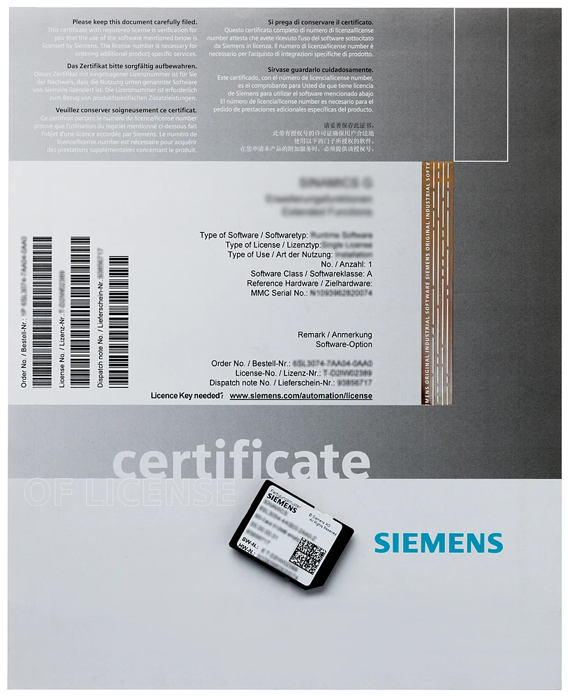 Siemens 6AU18200AA430AB0 Automation software, others