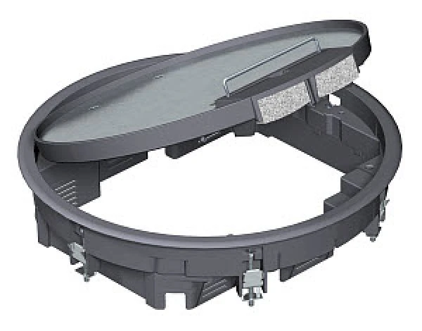 OBO 7405456 Device installation insert for subfloor installation