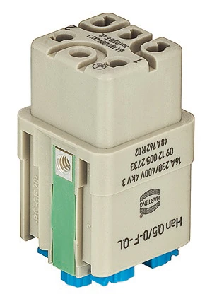 Harting 09120052733 Contact insert for rectangular connectors