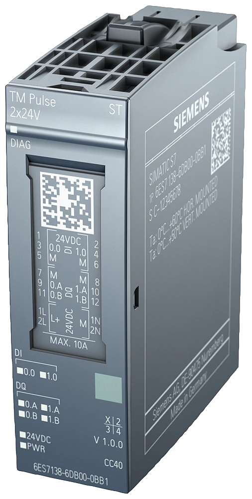 Siemens 6ES71386DB000BB1 Fieldbus, decentr. periphery - function-/technology module