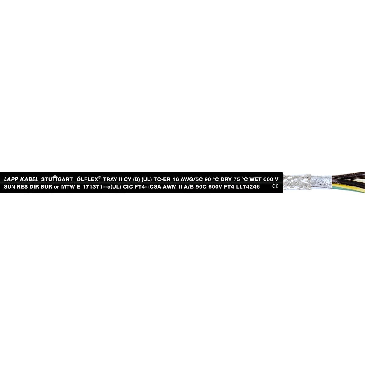 Lapp 2206040 Power cable < 1 kV, for moving application