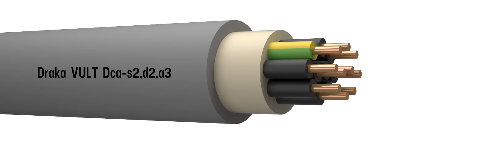 Draka 835539 Power cable >= 1 kV, for permanent installation