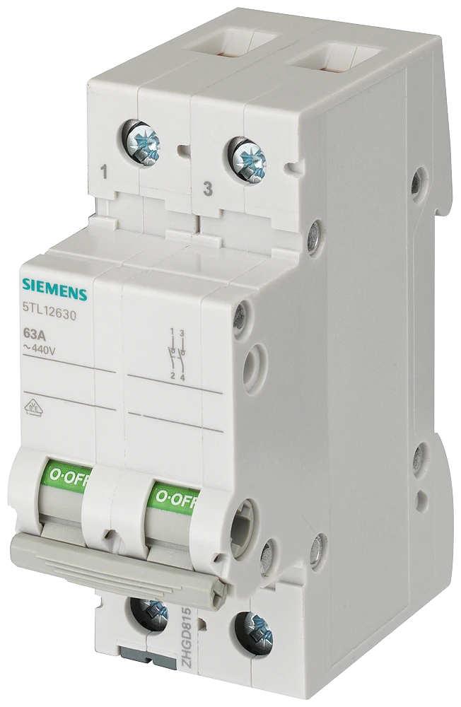 Siemens 5TL12400 Main switch for distribution board
