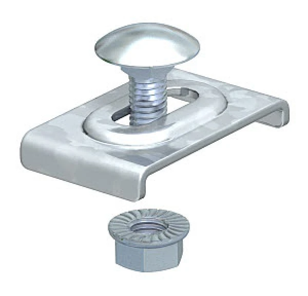 OBO 6017061 Mounting clamp for separation plate for cable support system