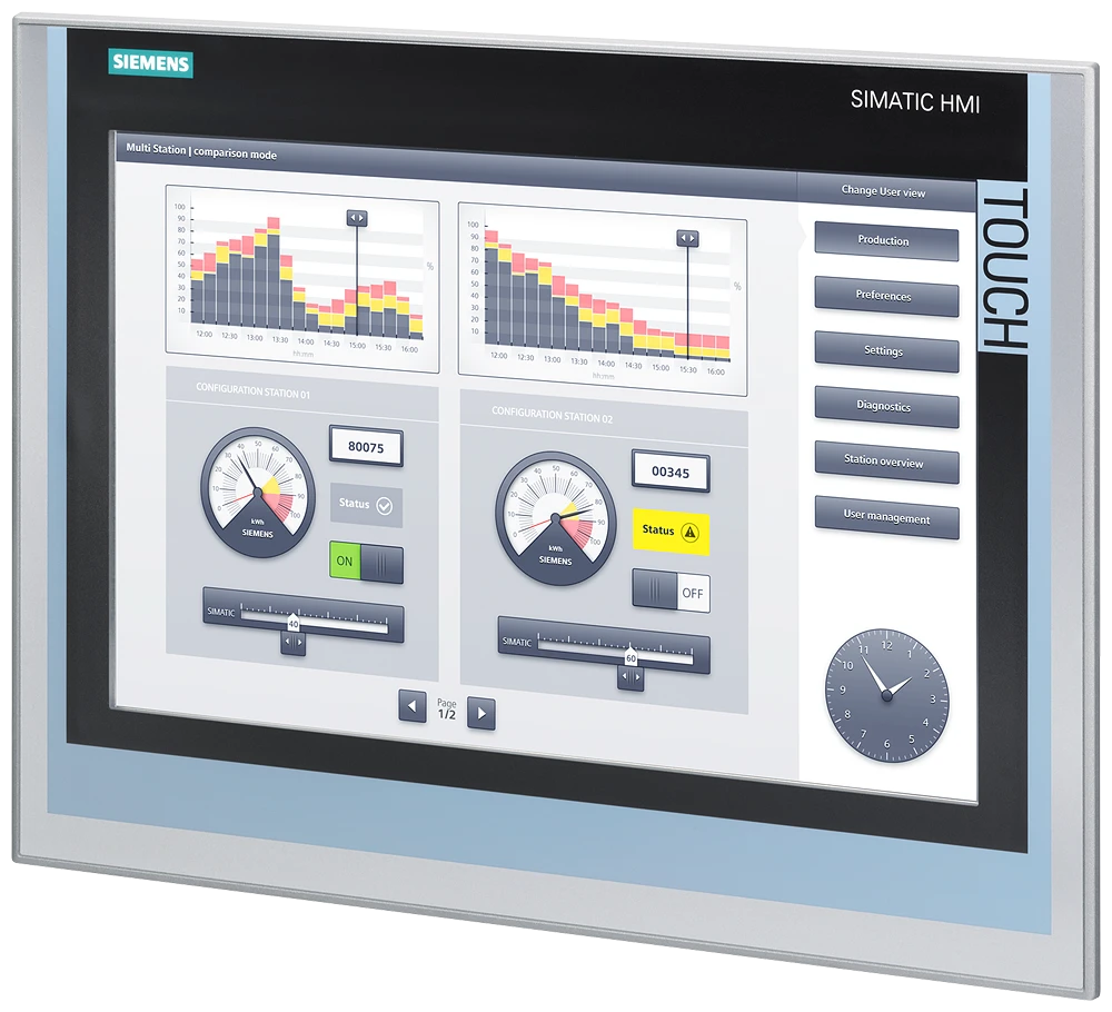 Siemens 6AV21240QC020AX2 Graphic panel