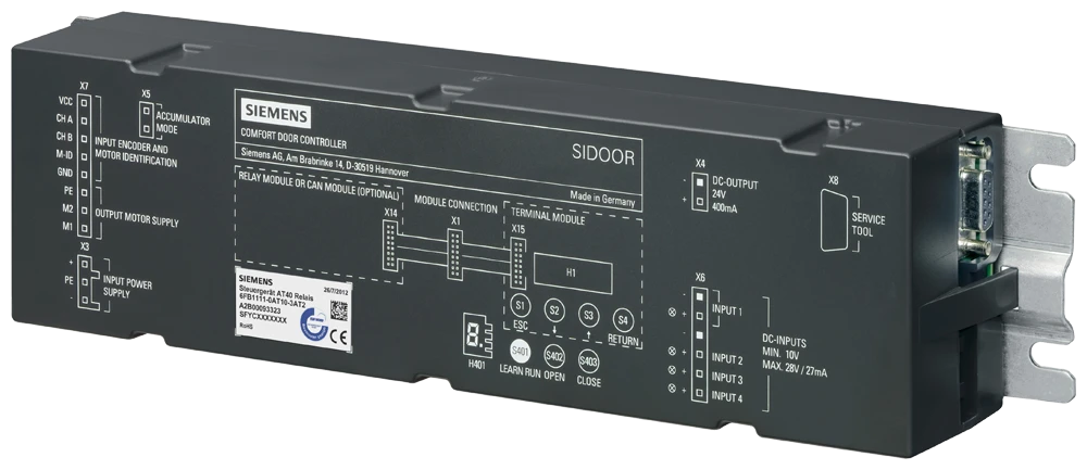 Siemens 6FB11110AT103AT2 Door control system