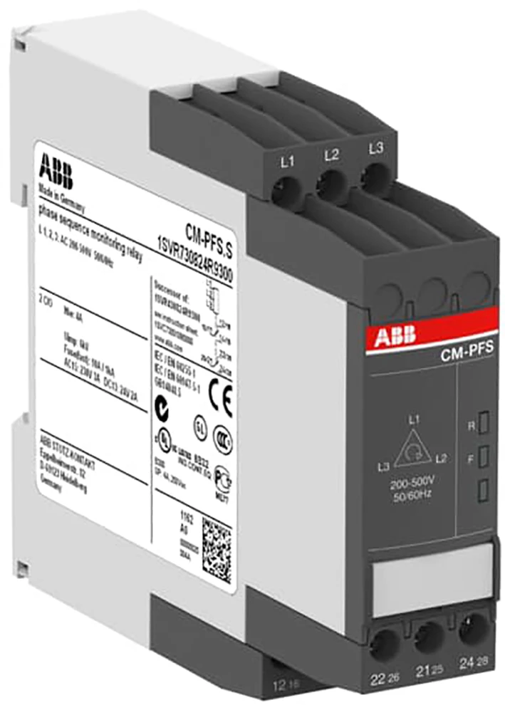 ABB Components 1SVR730824R9300 Phase monitoring relay