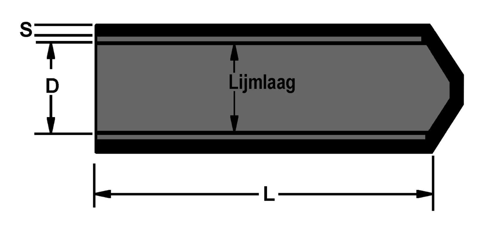 Klemko 460810 Shrink end cap