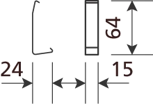 Legrand 8236500 Cover clamp for cable support system